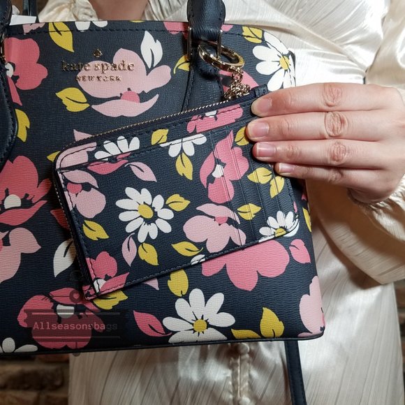 AUTHENTIC Kate Spade Darcy Satchel Road Trip with L-zip Key Chain Card HOLDER - Picture 10 of 10